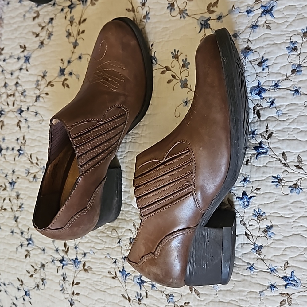 Leather Bootie